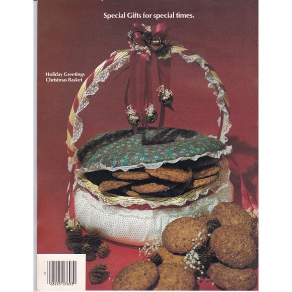 Vintage Craft Patterns, No Sew Victorian Baskets, Fabric and Trim Sewing Quilt - Picture 2 of 2